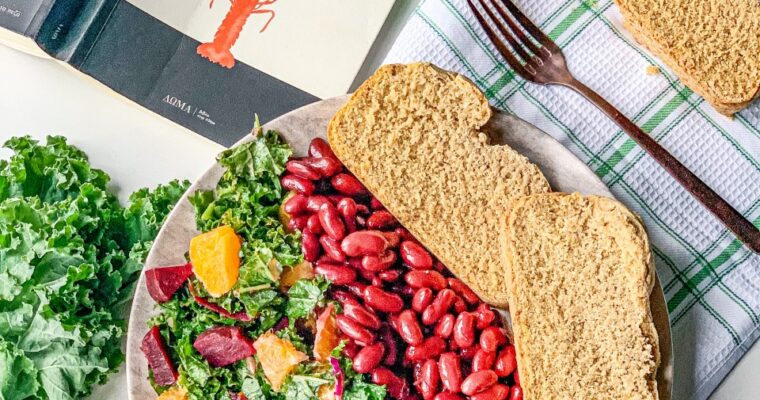 ΣΑΛΑΤΑ ΚΑΛΕ ΜΕ ΚΟΚΚΙΝΑ ΦΑΣΟΛΙΑ