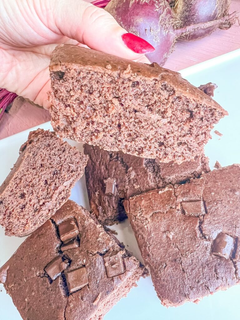 beetroot brownies, μπράουνις με παντζάρι