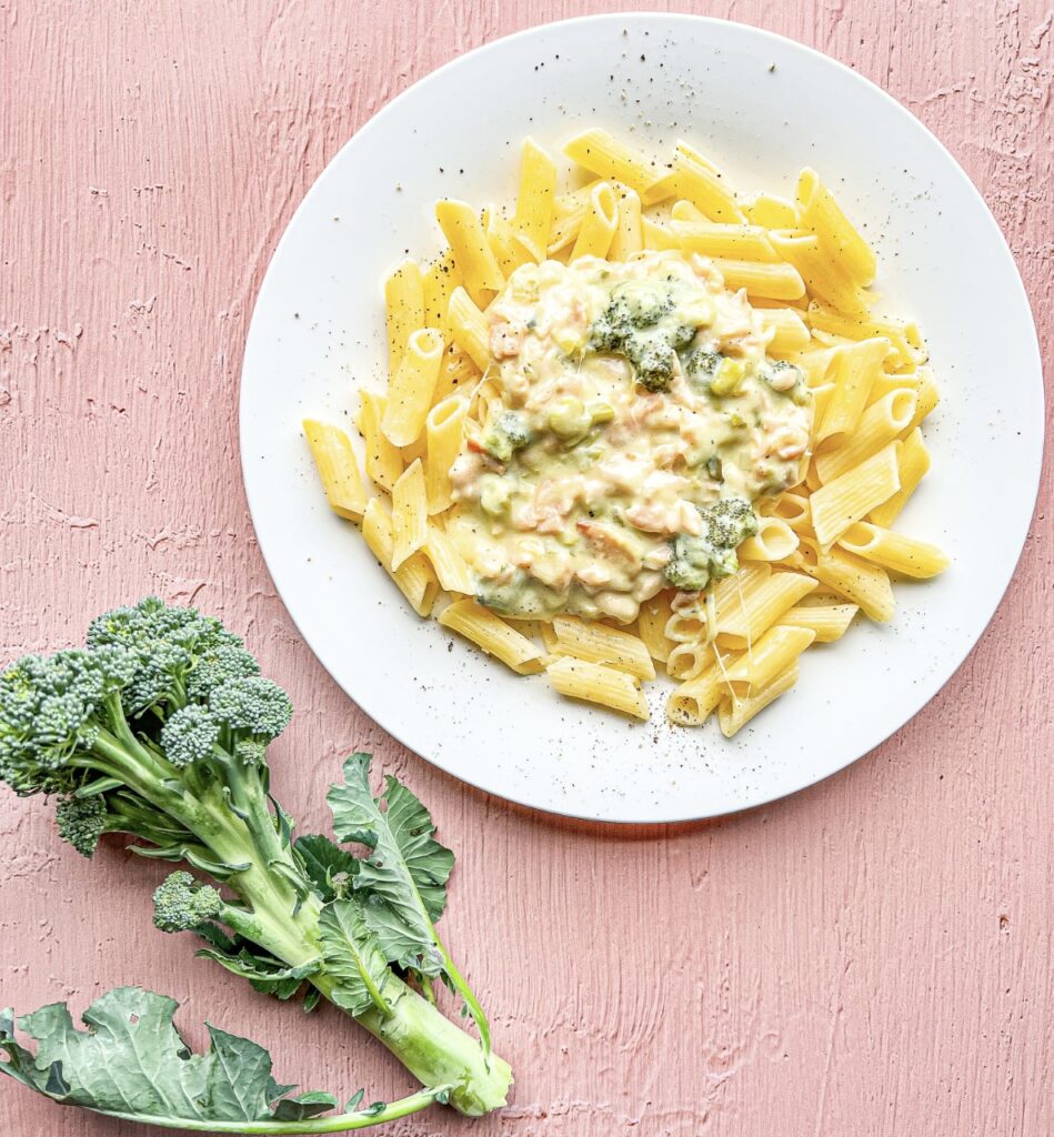 salmon pasta, ζυμαρικά με σολομο