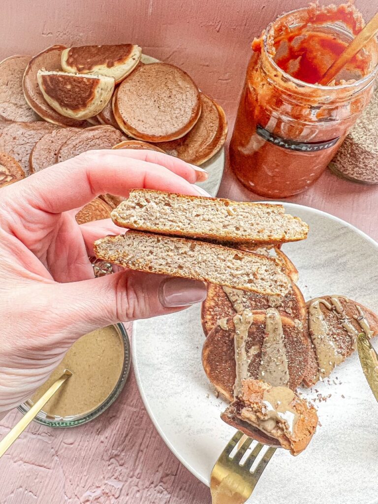 apple buter pancakes, πανκεικσ υγιεινα, πανκεικσ με βουτυρο μήλου