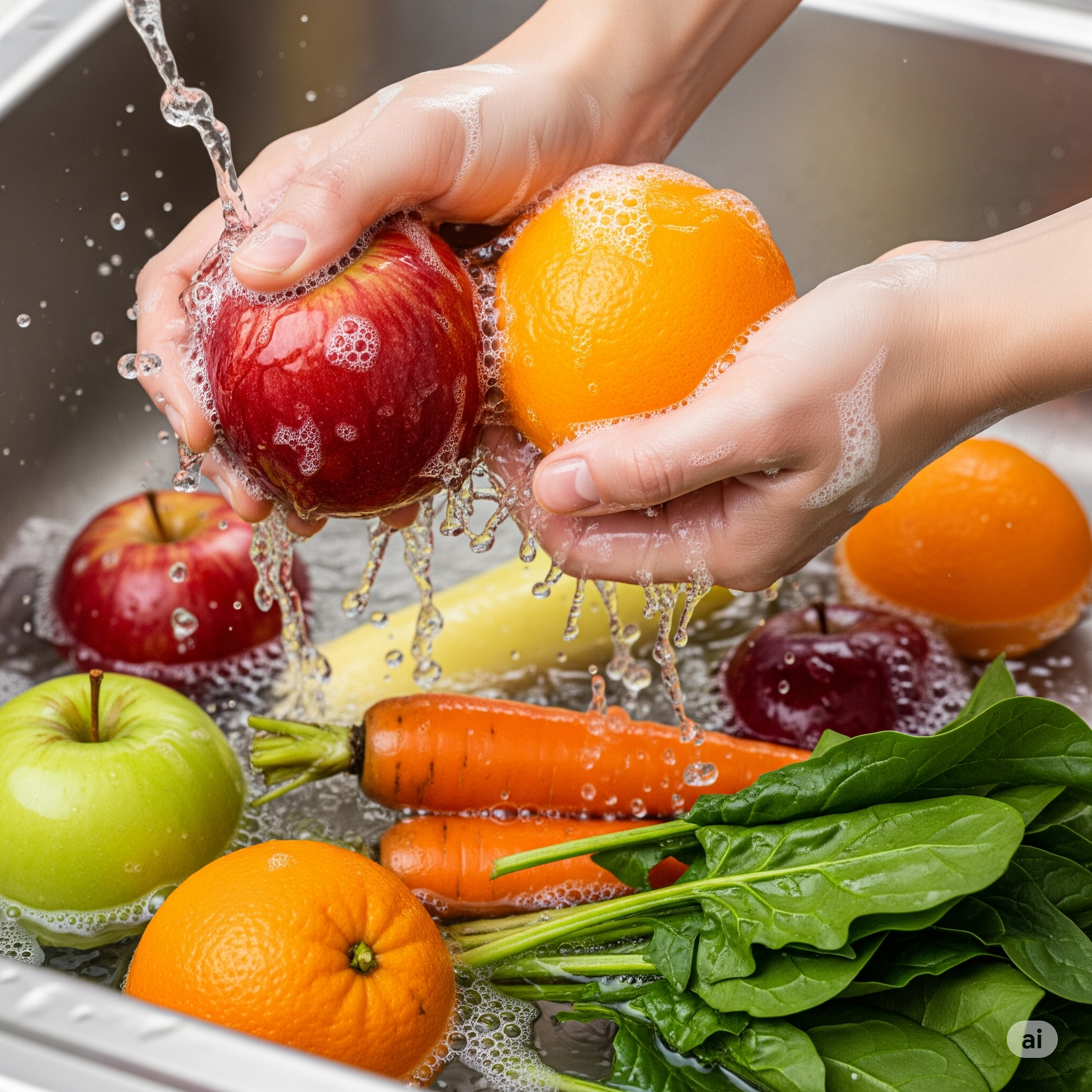 ΠΛΥΝΕ ΤΑ ΟΠΩΣ ΠΡΕΠΕΙ: ΟΔΗΓΟΣ ΕΠΙΒΙΩΣΗΣ ΑΠΟ ΦΥΤΟΦΑΡΜΑΚΑ ΚΑΙ ΜΙΚΡΟΒΙΑ ΣΤΗΝ ΚΟΥΖΙΝΑ ΣΟΥ